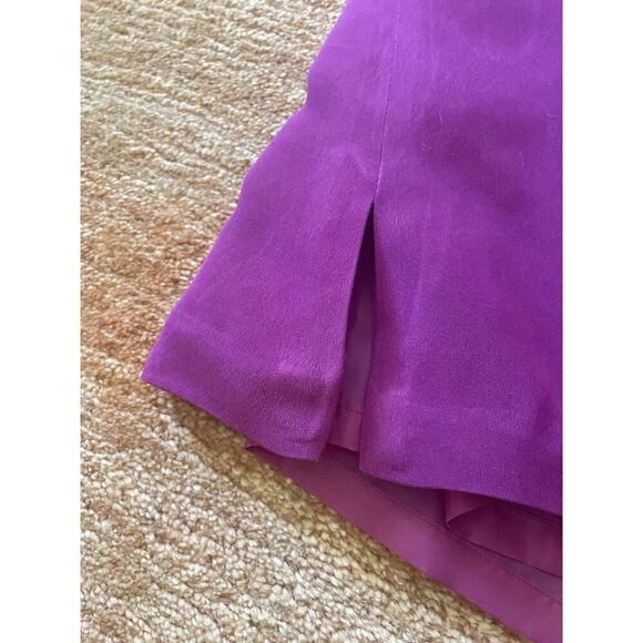 Shomi Vintage Silk  Lined Short Sleeve Button Up Women’s Pink Jacket Size 14 - Picture 5 of 10